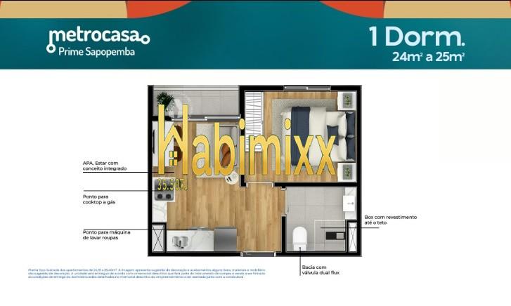 Apartamento, 1 quarto, 25 m² - Foto 3