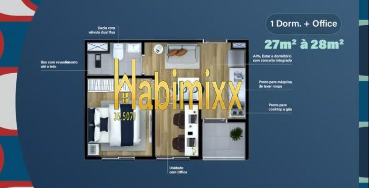 Apartamento, 1 quarto, 27 m² - Foto 4